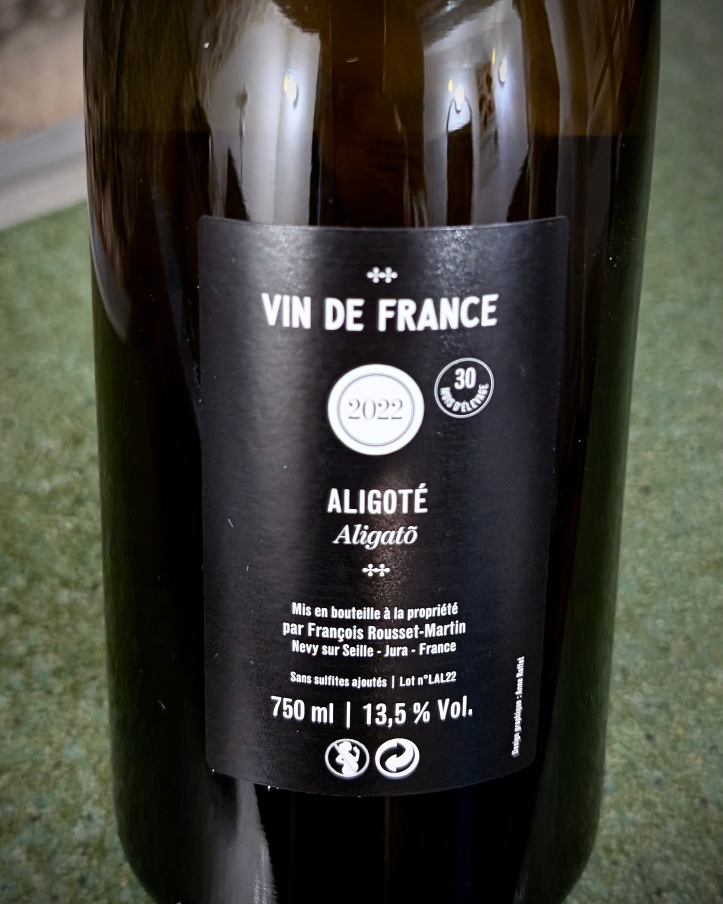 François Rousset-Martin Aligato 2022, Aligoté Vin de France