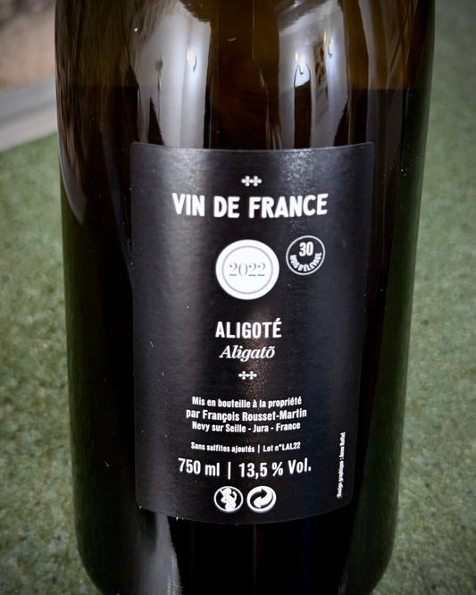 François Rousset-Martin Aligato 2022, Aligoté Vin de France