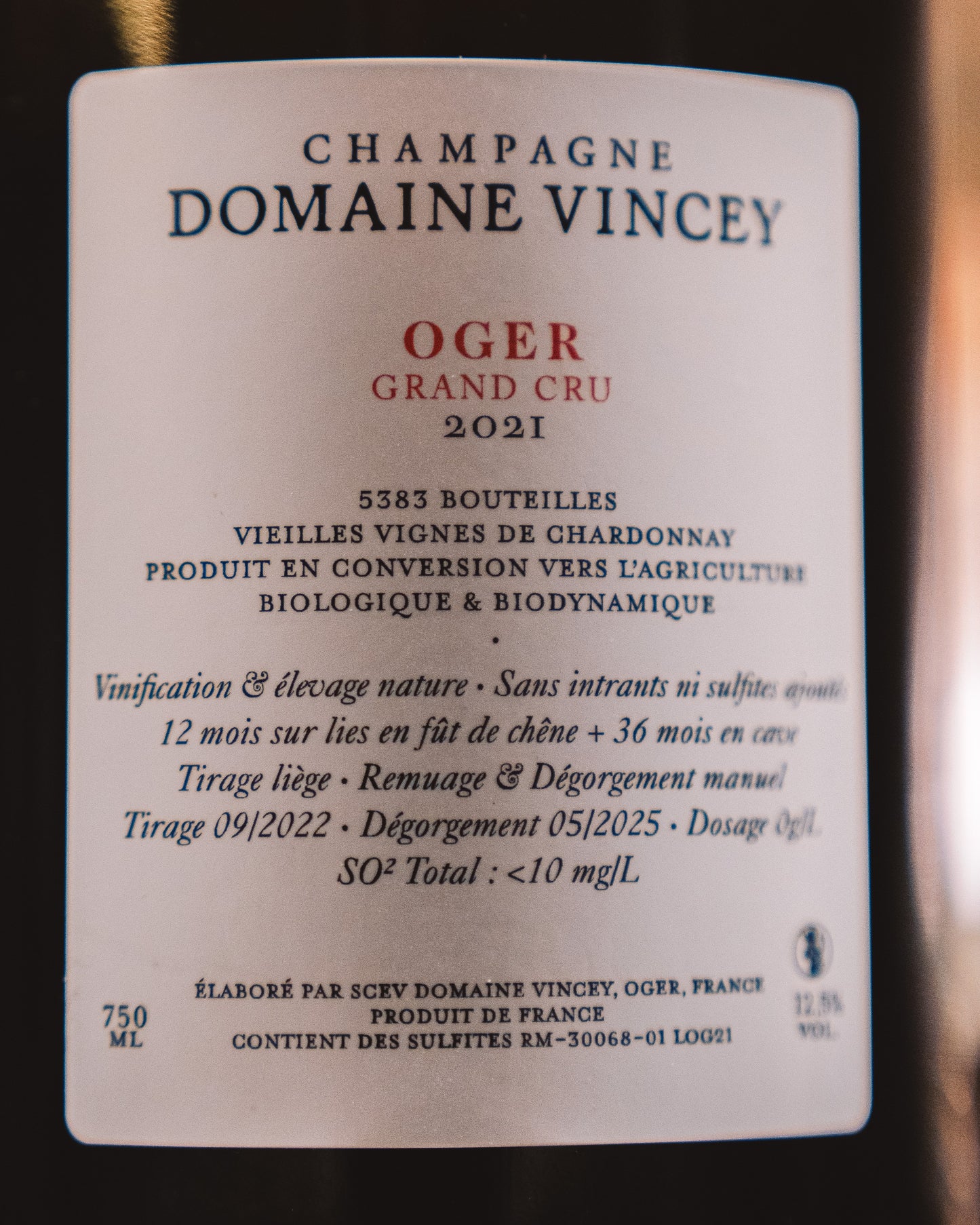 Domaine Vincey - Collection 6 Bottles