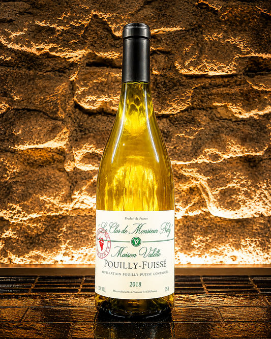 Clos de Monsieur Noly de la Maison Valette, grand Pouilly-Fuissé élaboré par Philippe Valette.
