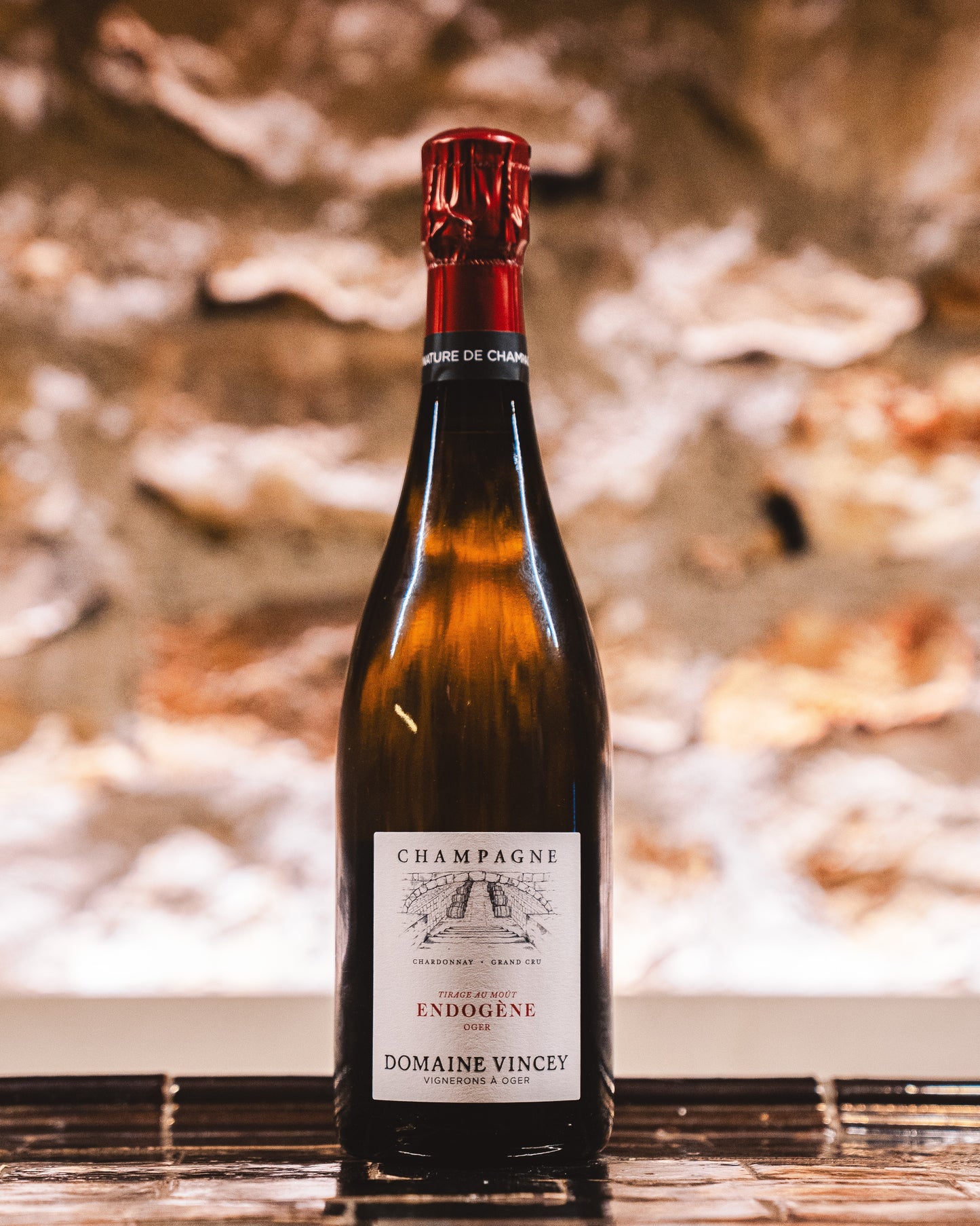 Endogène 2019 du Domaine Vincey, Champagne Grand Cru d'Oger élaboré par Marine et Quentin Vincey à partir de vieilles vignes de chardonnay