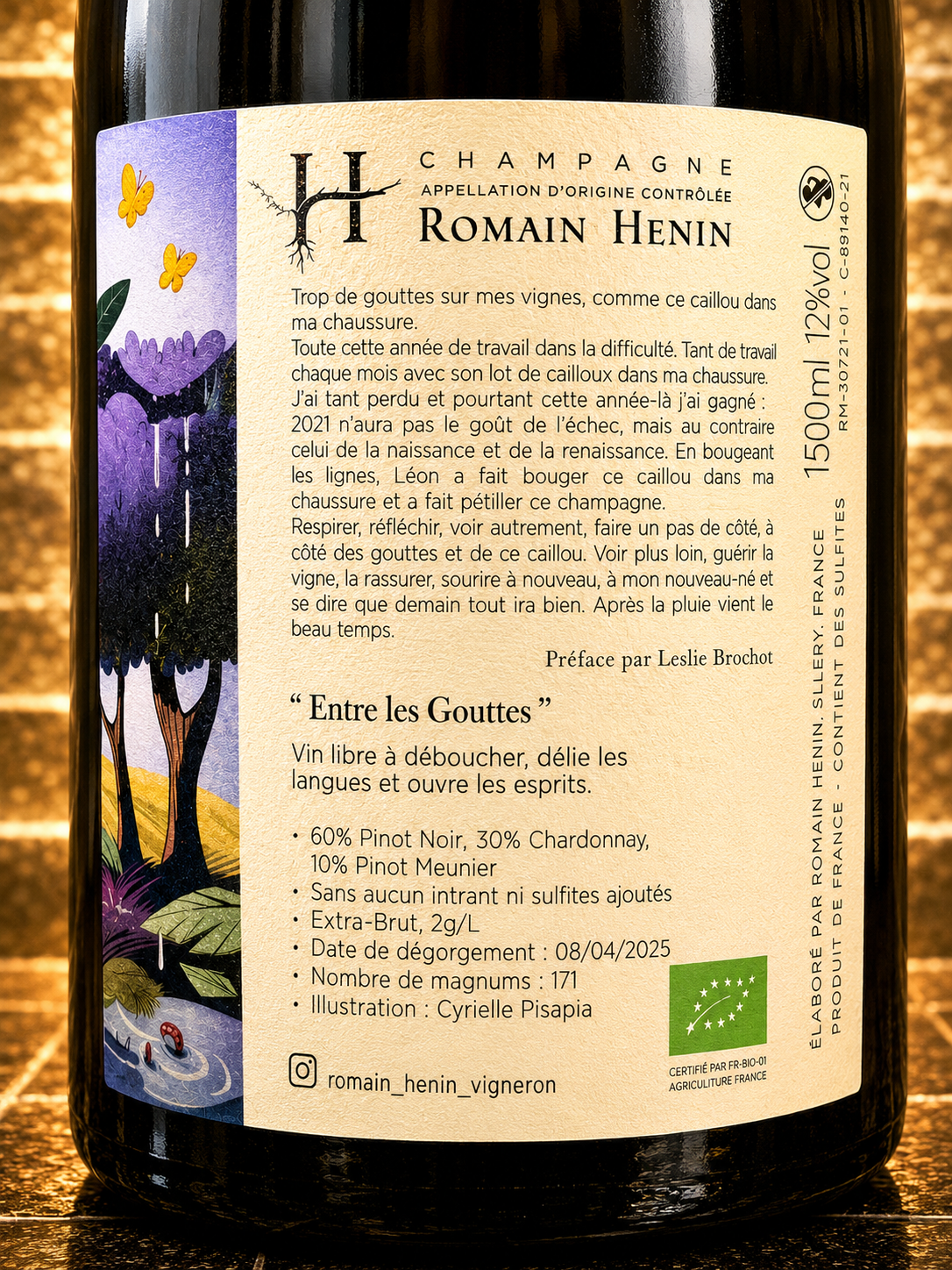 Entre les Gouttes 2021 — Magnum 1,5 L