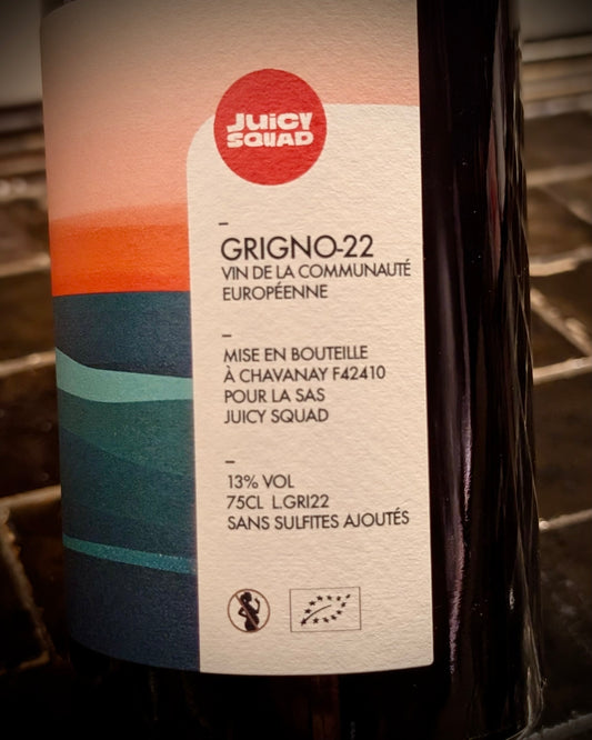 Bouteille de Grignolino 2022 de Thibaud Capellaro, vin rouge léger et floral issu de raisins du Piémont.