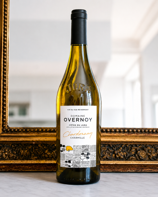 Charmille 2022 de Guillaume Overnoy, Chardonnay des Côtes du Jura issu des terroirs d'Orbagna dans le Sud Revermont