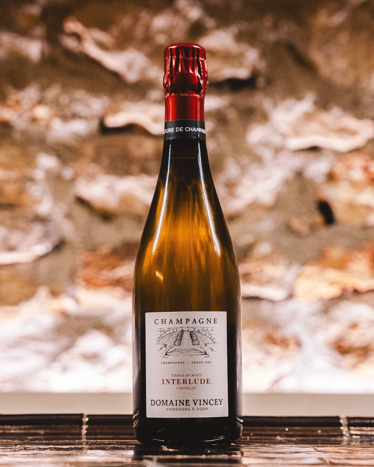 Interlude N°4 2022 du Domaine Vincey, Champagne Grand Cru de Chouilly élaboré par Marine et Quentin Vincey