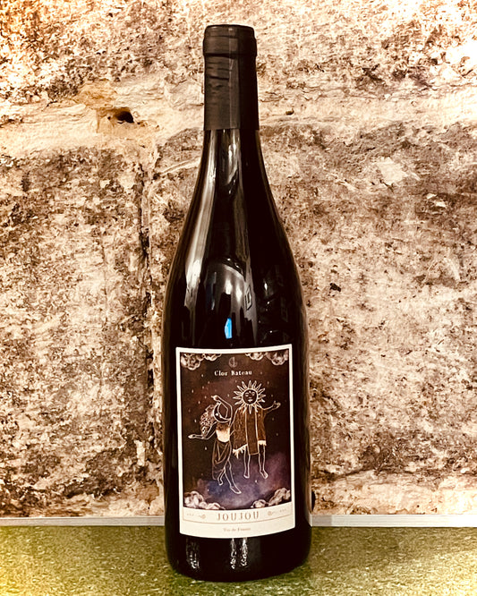Bouteille de Joujou 2022 du domaine Clos Bateau, gamay sur granites roses à Lantignié dans le Beaujolais