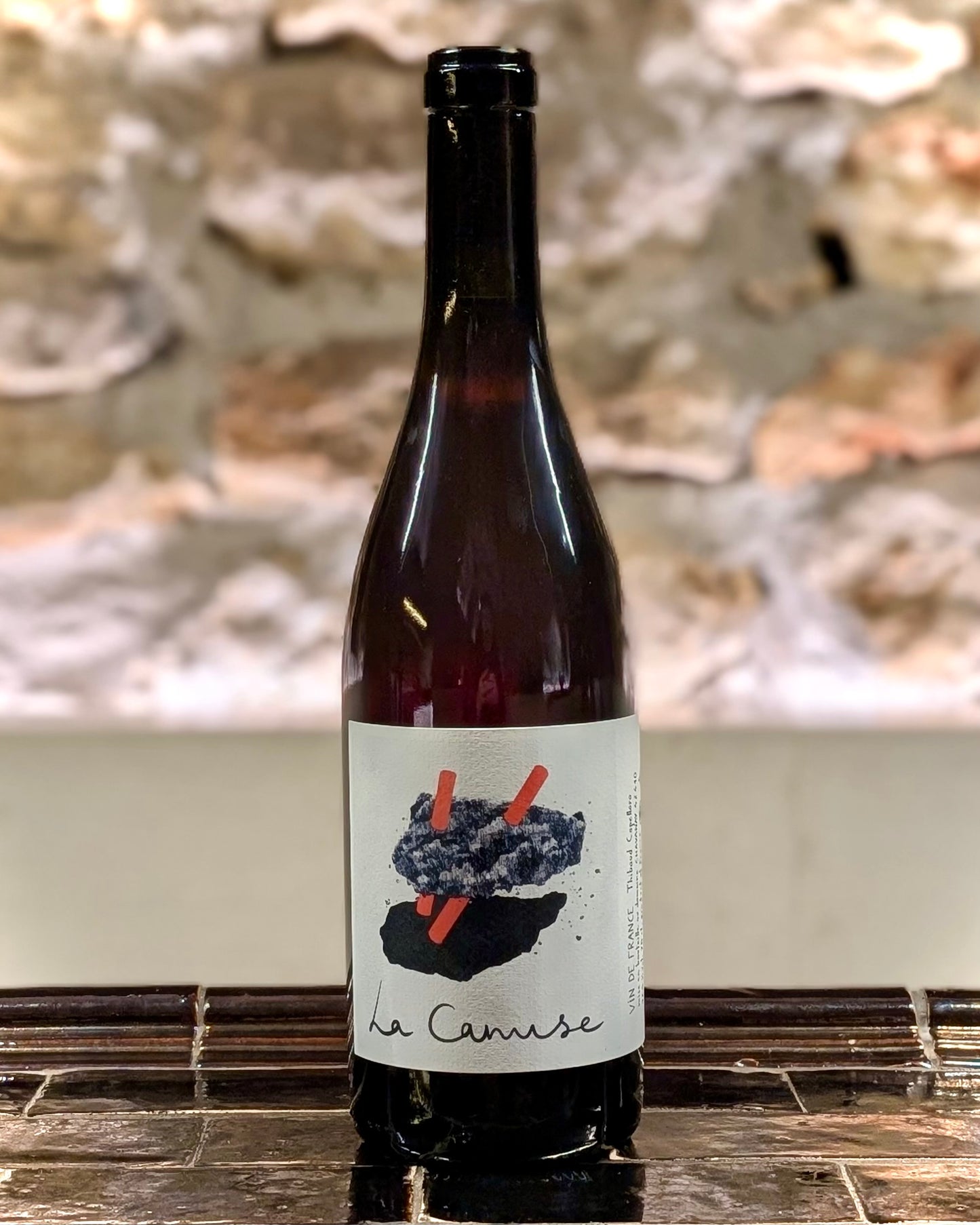 Bouteille de La Canuse 2023 de Thibaud Capellaro, vin de macération à dominante de viognier de la Vallée du Rhône.