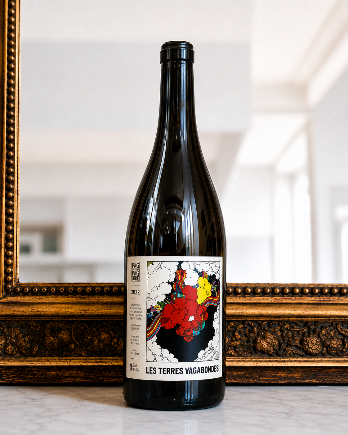 Les Terres Vagabondes 2023 de Hugo Courvoisier, chardonnay du Vignoble du Pagure dans le Doubs.