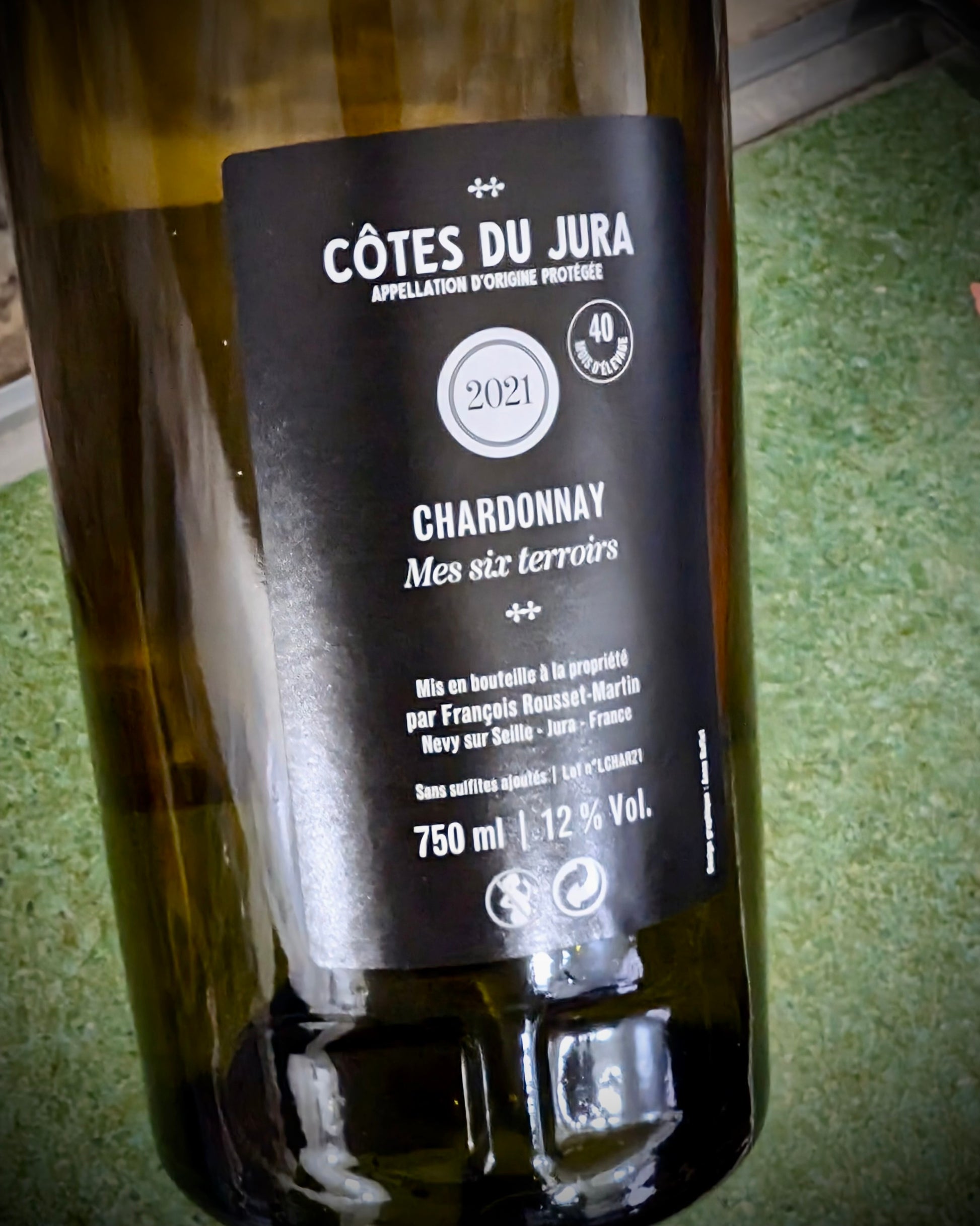 François Rousset-Martin Mes Six Terroirs 2021, Chardonnay des Côtes du Jura