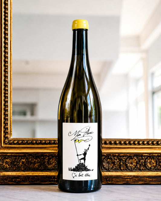 Bouteille de Mon Blanc 2021 de Damien Bastian, domaine Ça Boit Libre, chasselas de Savoie issu des coteaux de Haute-Savoie.