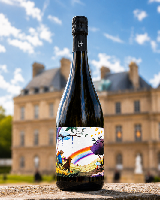Entre les Gouttes 2021 en format magnum, le Champagne Brut Nature de Romain Hénin.